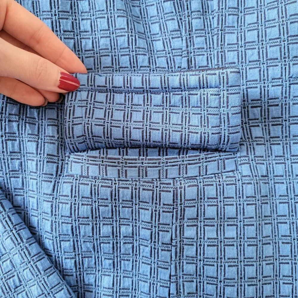 CAbi Blue Textured Blazer